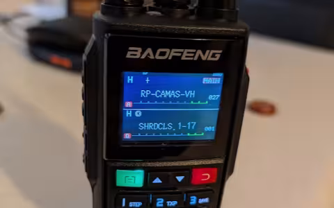 A picture of a Baofeng UV-22